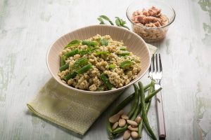 Hladna salata s rižom i mahunama
